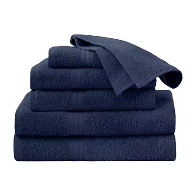Martex Everyday 6-piece 6-pc. Bath Towel Set In Blue
