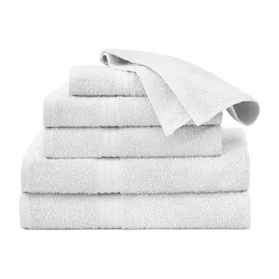 Martex Everyday 6-piece 6-pc. Bath Towel Set In White