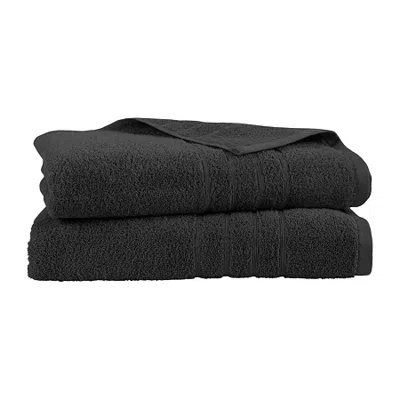 Martex Ultimate 2 Pack Bath Sheet In Black