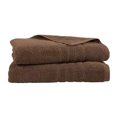 Martex Ultimate 2 Pack Bath Sheet In Brown