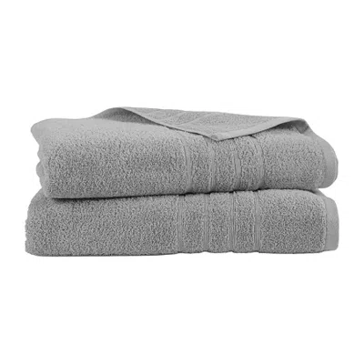 Martex Ultimate 2 Pack Bath Sheet In Gray