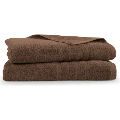 Martex Ultimate 2-piece Bath Towel Set In Brown