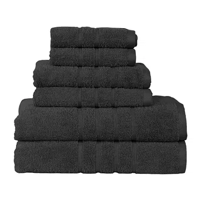Martex Ultimate 6-pc. Bath Towel Set In Black