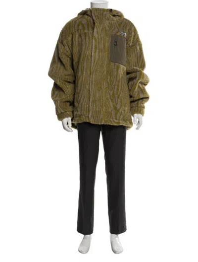 Pre-owned Martine Rose Patterned Jacket In Green
