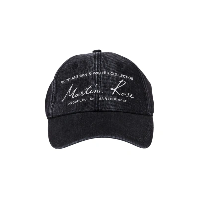 Pre-owned Martine Rose Signature Cap 'washed Black'