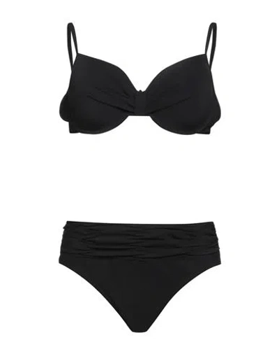 Maryan Mehlhorn Woman Bikini Black Size 14 B Polyamide, Elastane
