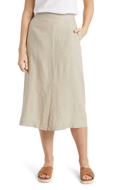 Masai Copenhagen Masalud Linen Skirt In Natural