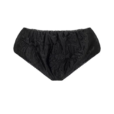 Mashat Black Organza Micro Shorts