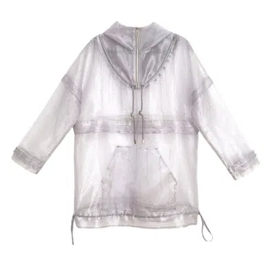 Mashat Convertible Silver Anorak