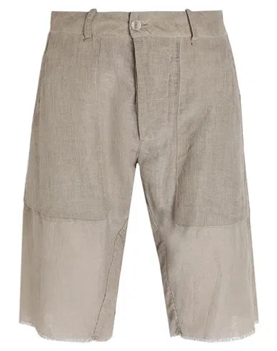 Masnada Man Shorts & Bermuda Shorts Khaki Size 32 Cotton, Linen, Polyamide In Beige