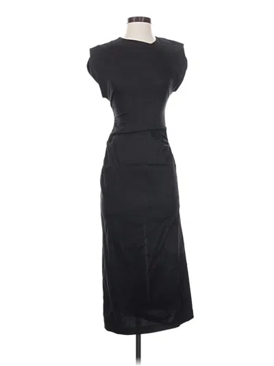 Pre-owned Massimo Dutti Cocktail Dress In Black