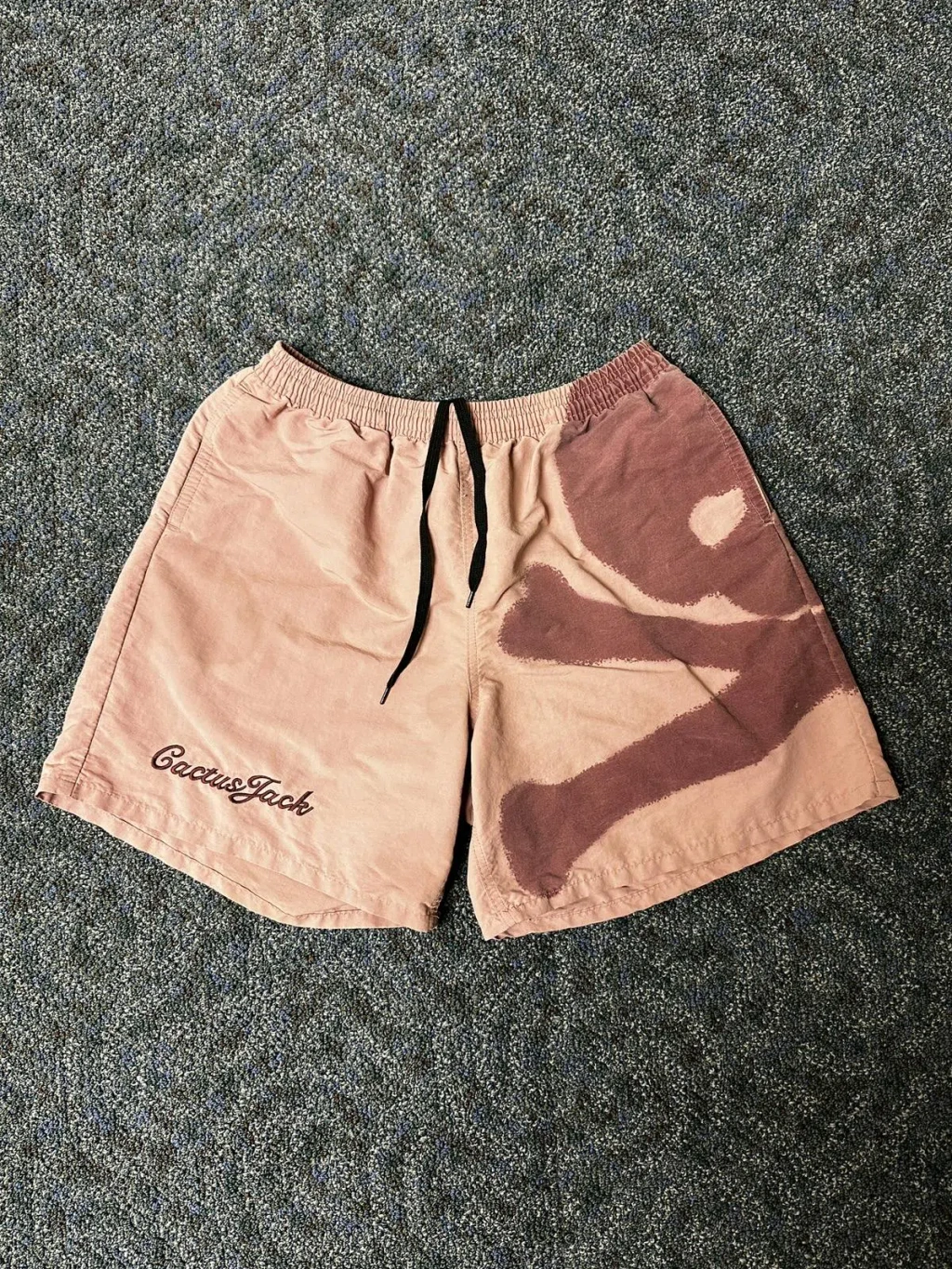 Pre-owned Mastermind Japan X Travis Scott Cactus Jack X Mastermind Shorts  In Pink | ModeSens