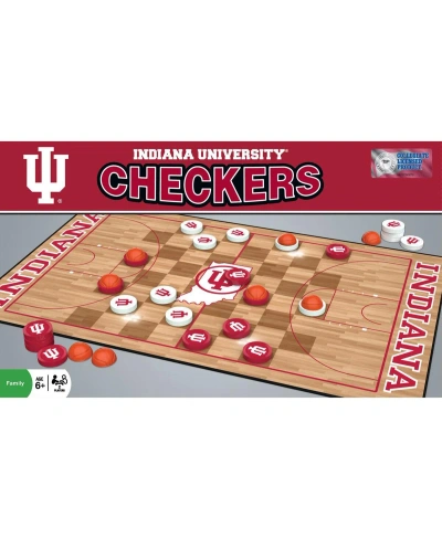Masterpieces Puzzles Indiana Hoosiers Ncaa Checkers Set In Multi