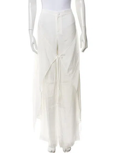 Pre-owned Materiel Wide Leg Pants W/ Tags In Neutrals