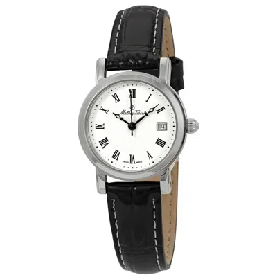 Mathey-tissot Women's City Vintage White Dial Watch In Black