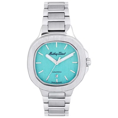 Mathey-tissot Women's Evasion Blue Dial Watch In Multi