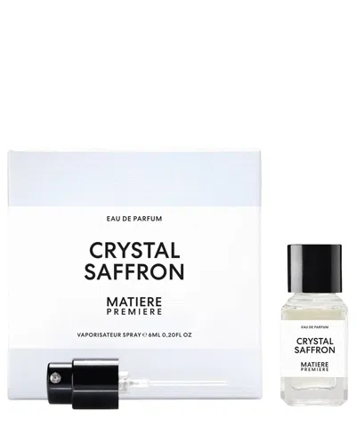 Matiere Premiere Matière Première Crystal Saffron Eau De Parfum 6 ml In Transparent