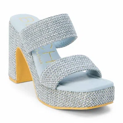 Matisse Women's Gem Platform Heel Sandals In Light Blue