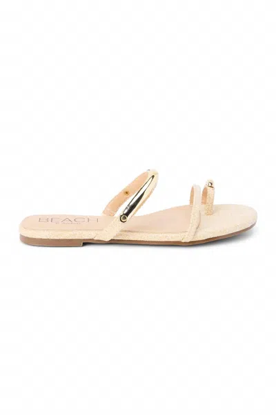 Matisse Women's Vacay Raffia Sandal In Natural In Gold