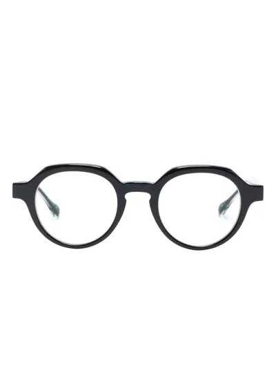Matsuda M1029 Round-frame Glasses In Black