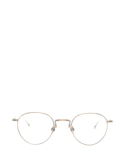 Matsuda Round-frame Glasses In Gold