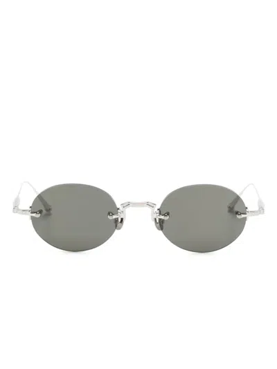 Matsuda Round-frame Sunglasses In Green