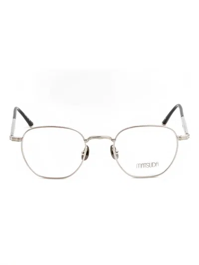 Matsuda Square-frame Glasses In White