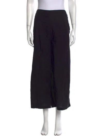 Pre-owned Matta Wide Leg Pants In Black