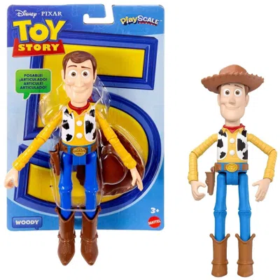 Mattel Disney And Pixar Toy Story 5 Woody 9.2-inch Articulated Action Figure In Blue