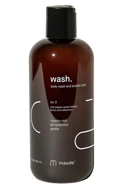 Maude Wash No. 0 Unscented Body Wash & Bubble Bath, 12 oz In No. 2