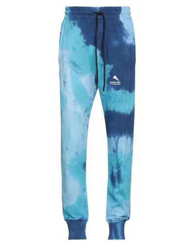 Mauna Kea Man Pants Turquoise Size Xl Cotton In Blue