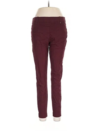 Pre-owned Maurices Casual Pants In Burgundy
