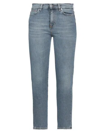Mauro Grifoni Grifoni Woman Denim Pants Blue Size 29 Cotton, Elastane