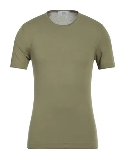 Mauro Ottaviani Man Sweater Military Green Size 36 Cotton