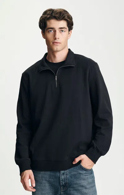 Mavi Half Zip Sweatshirt In Black