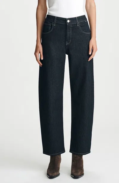 Mavi Jeans Nica High Waist Barrel Leg Jeans In Blue
