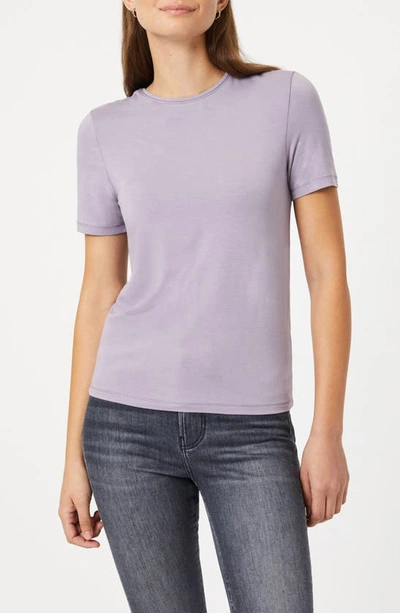 Mavi Jeans Slim Fit Crewneck T-shirt In Lavender Gray