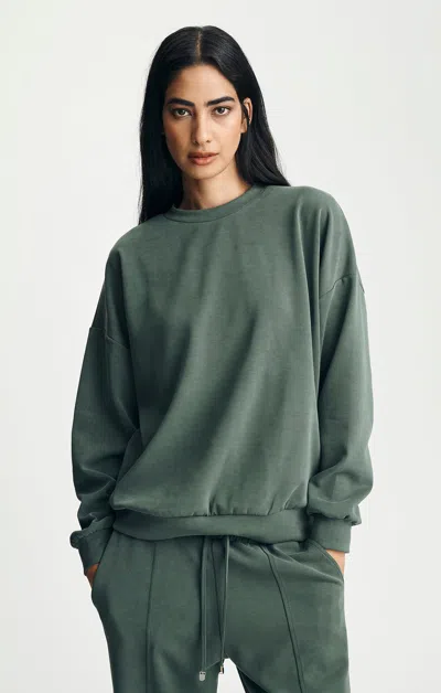 Mavi Oversized Sweatshirt In Climbing Ivy In Green