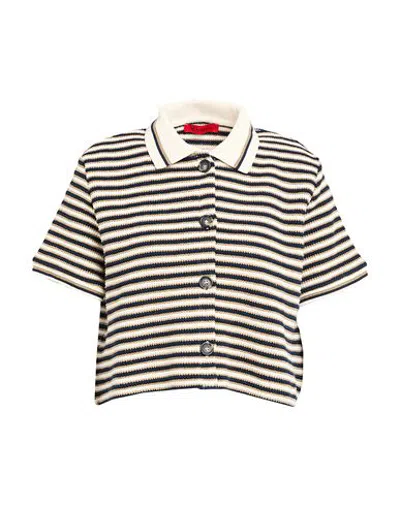 Max & Co . Andina Woman Cardigan Beige Size Xl Cotton, Polyester, Polyamide