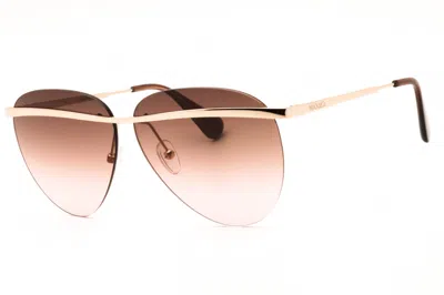 Max & Co Mo0017 28f Shiny Rose Gold/brown Gradient
