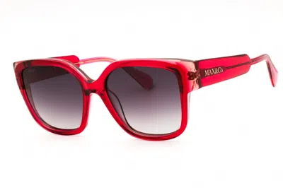 Max & Co Mo0075 72b Shiny Pink/smoke Gradient In Red