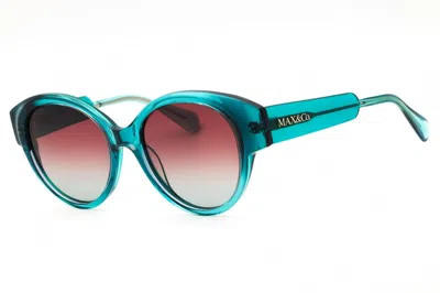 Max & Co Mo0076 98p Dark Green/green Gradient In Blue