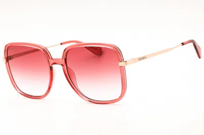 Max & Co Mo0083 66s Shiny Red/bordeaux Gradient