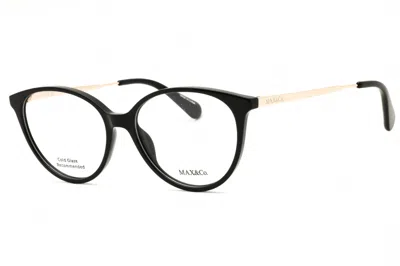 Max & Co Mo5023 01a Shiny Black 52mm In White