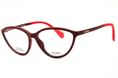 Max & Co Mo5044 069 Shiny Bordeaux 55mm In Multi