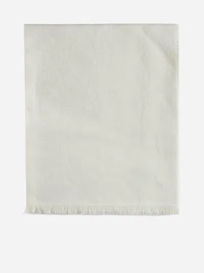 Max Mara Accessori Eleonor Wool, Silk And Linen Stole In White