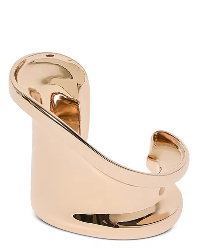 Max Mara Alloro Contoured Cuff Bracelet In Gold