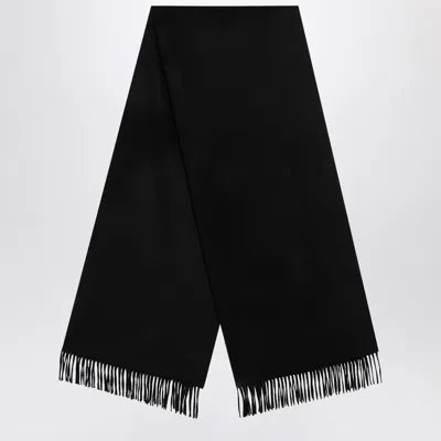 Max Mara Black Cashmere Scarf