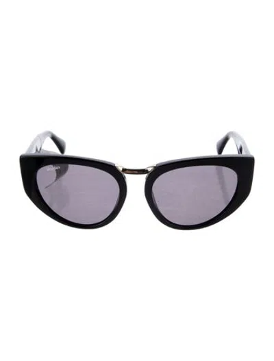 Pre-owned Max Mara Cat-eye Tinted Sunglasses W/ Tags In Black