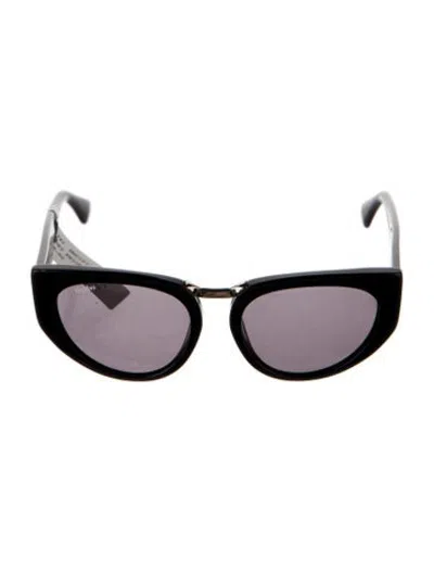 Pre-owned Max Mara Cat-eye Tinted Sunglasses W/ Tags In Black